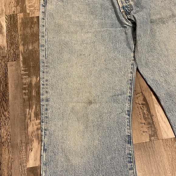 Levi Strauss & Co Light Wash Denim Straight Leg Pants Style 501 W36 L30 - Picture 6 of 10